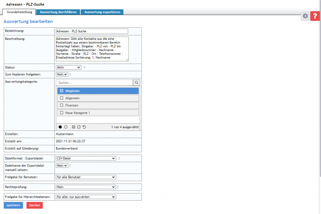 vereinssoftware auswertungsassistent 