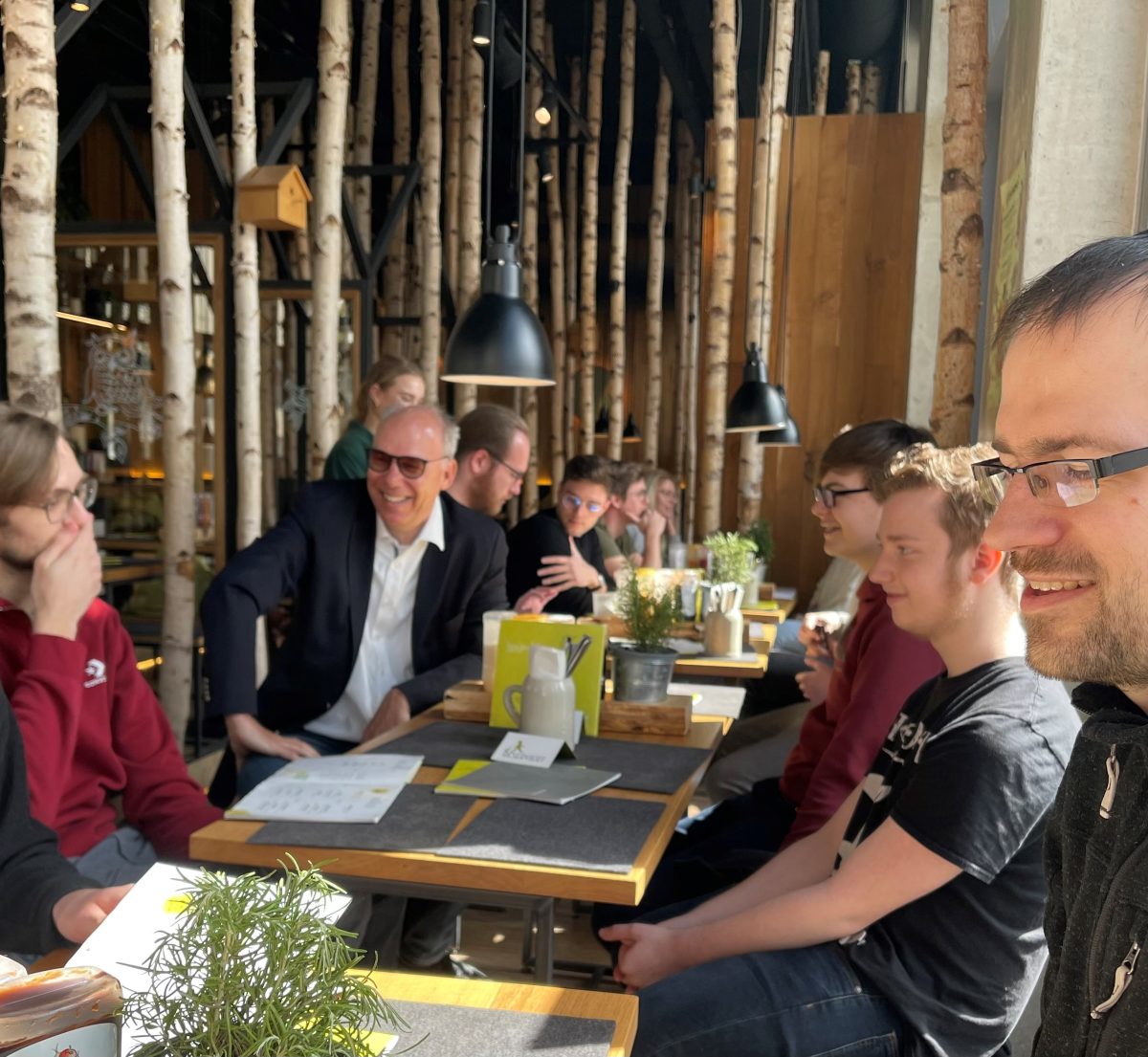 SEWOBE Team im Augsburger Hans im Glück