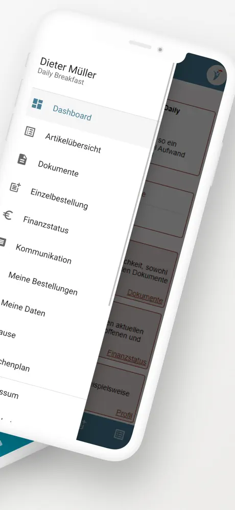 Daily Breakfast App Bestellansicht