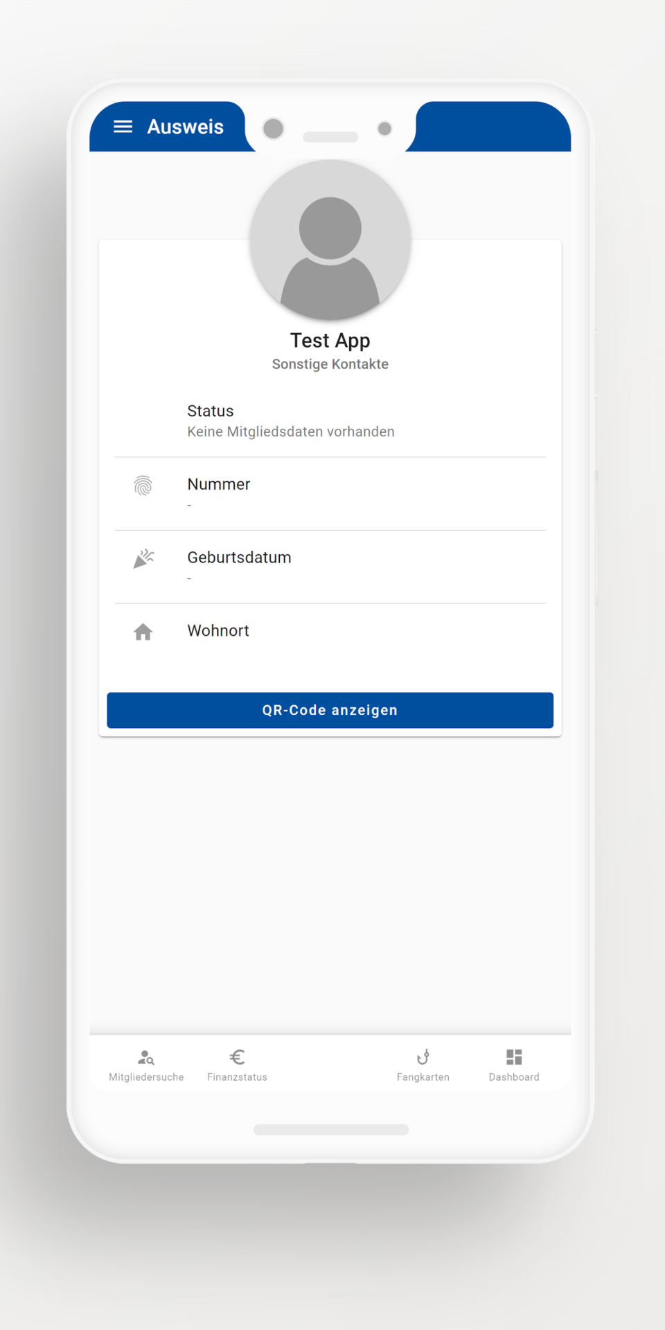 FSV Oberlahn App digitaler Mitgliedsausweis