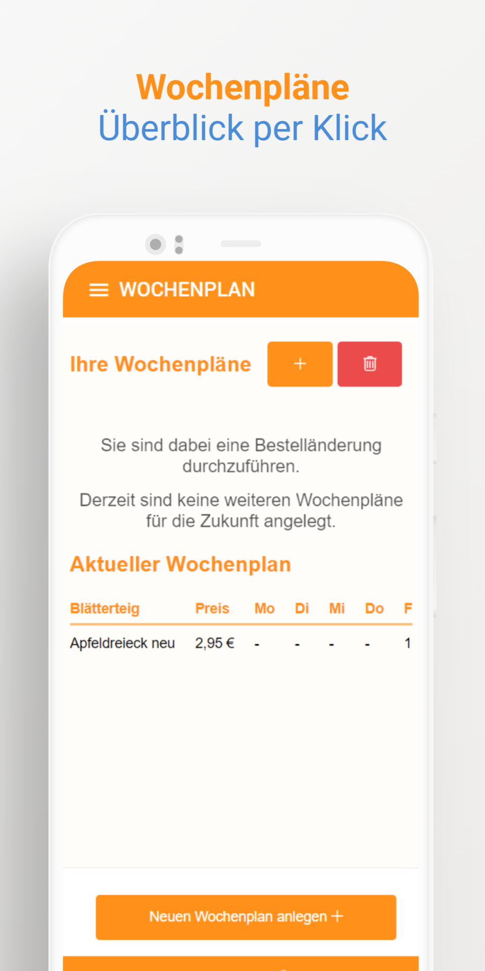 LieferMANAGER App Kundenbereich