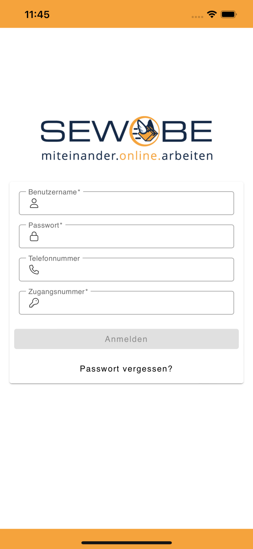 TourenAPP Startansicht