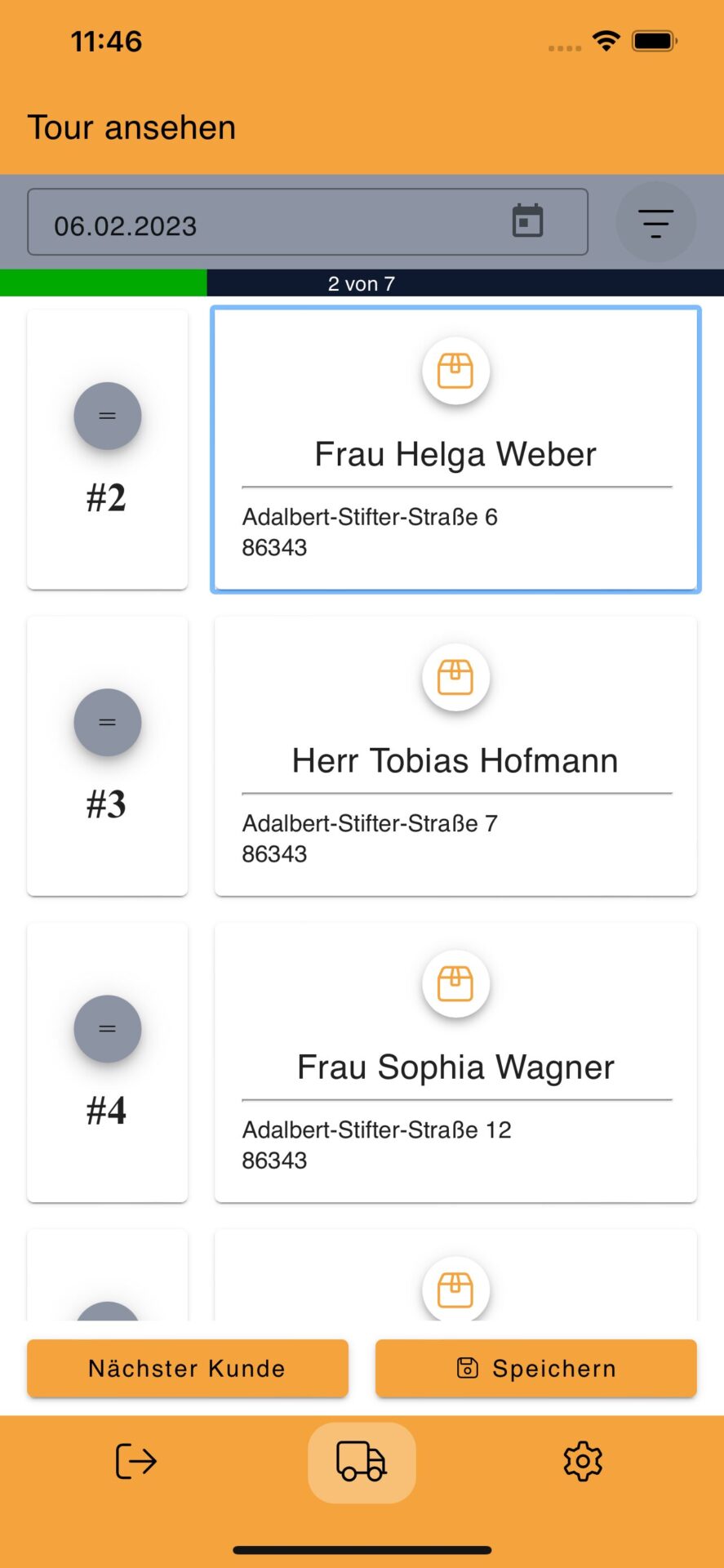 TourenAPP Routenansicht